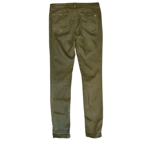 Rag and Bone Olive Green Skinny Jeans size 29 - Picture 6 of 10